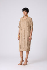 Jolene Dress - Champagne Beige